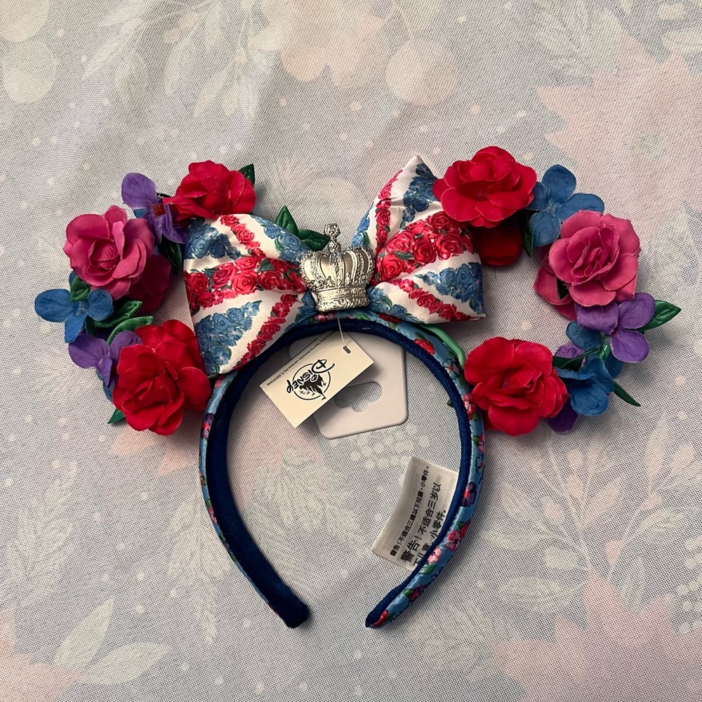 Queen of the Kingdom Floral United Kingdom Ears